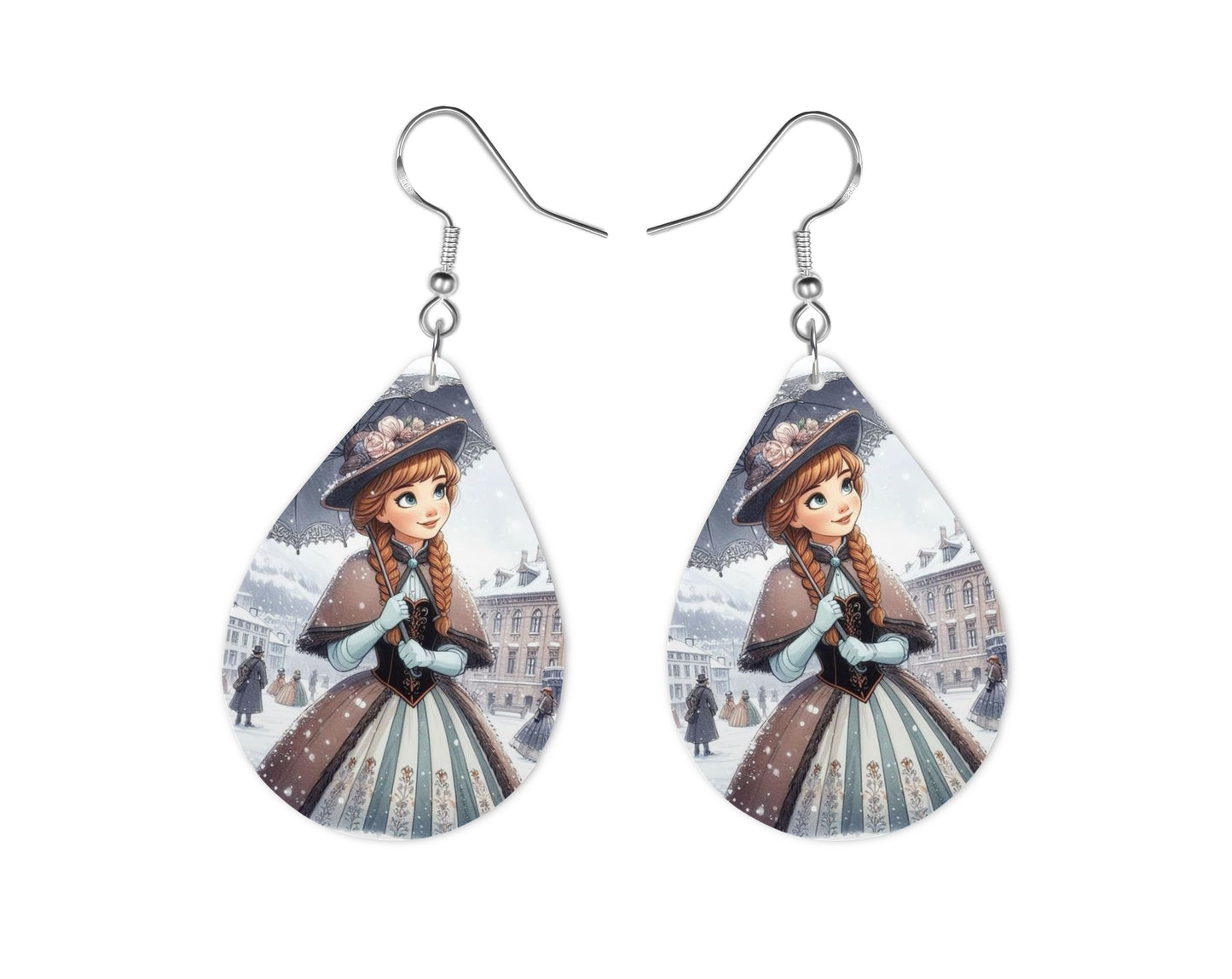 Anna - Personnalisation | Années 20 Personnalisation Disney Shop | Anylem Beauty Boucle d’oreilles 