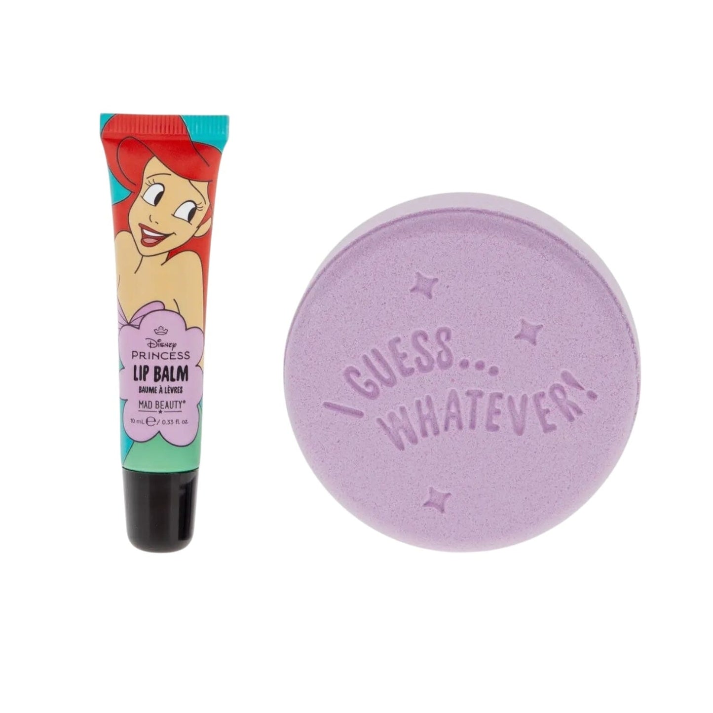 Ariel - Bombe de bain et stick de soins pour lèvres Bombes de Bain Disney Shop | Anylem Beauty 