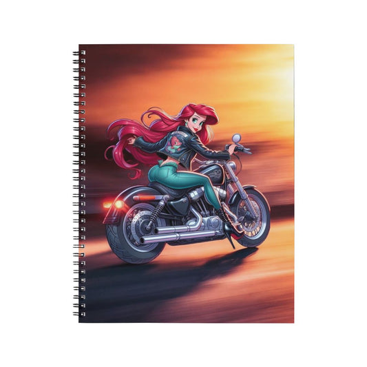 Ariel - Carnet spirale A5 | Biker Carnets et bloc-notes Disney Shop | Anylem Beauty 