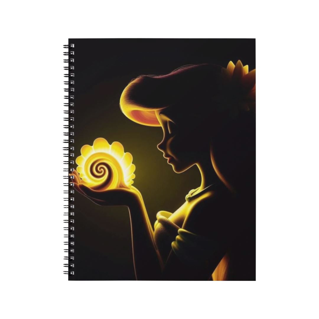 Ariel - Carnet spirale A5 | Darkness Carnets et bloc-notes Disney Shop | Anylem Beauty 