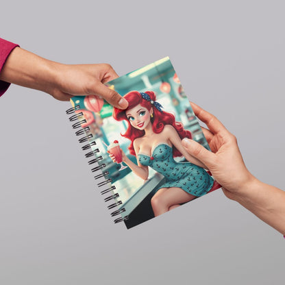 Ariel - Carnet spirale A5 | Rockabilly Carnets et bloc-notes Disney Shop | Anylem Beauty 