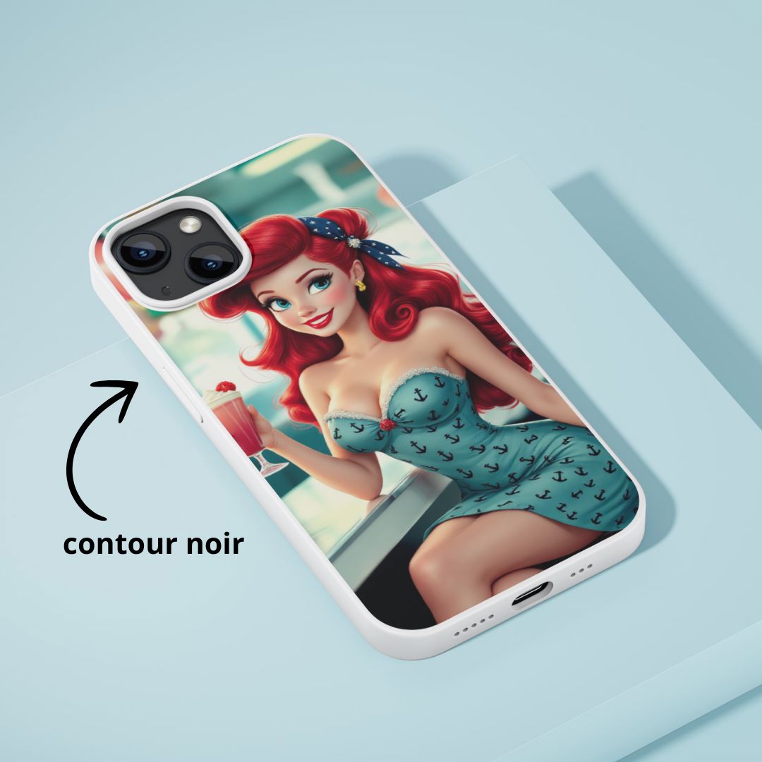 Ariel - Coque de téléphone | Rockabilly Coque de téléphone Disney Shop | Anylem Beauty 