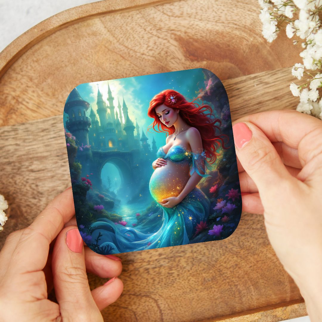 Ariel- Dessous de verre | Grossesse Dessous de verres Disney Shop | Anylem Beauty 