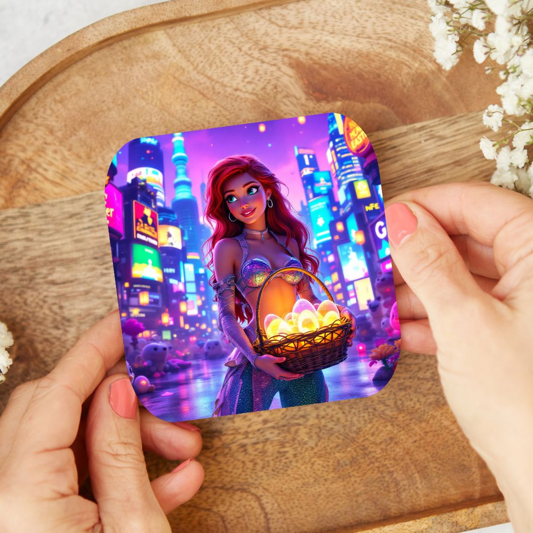 Ariel - Dessous de verre | Pâques Dessous de verres Disney Shop | Anylem Beauty 