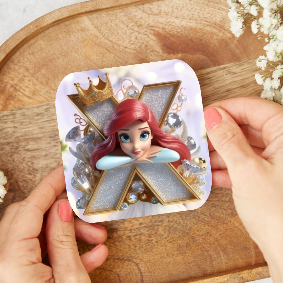 Ariel - Dessous de verre "Wedding" | Lettrage Dessous de verres Disney Shop | Anylem Beauty X 