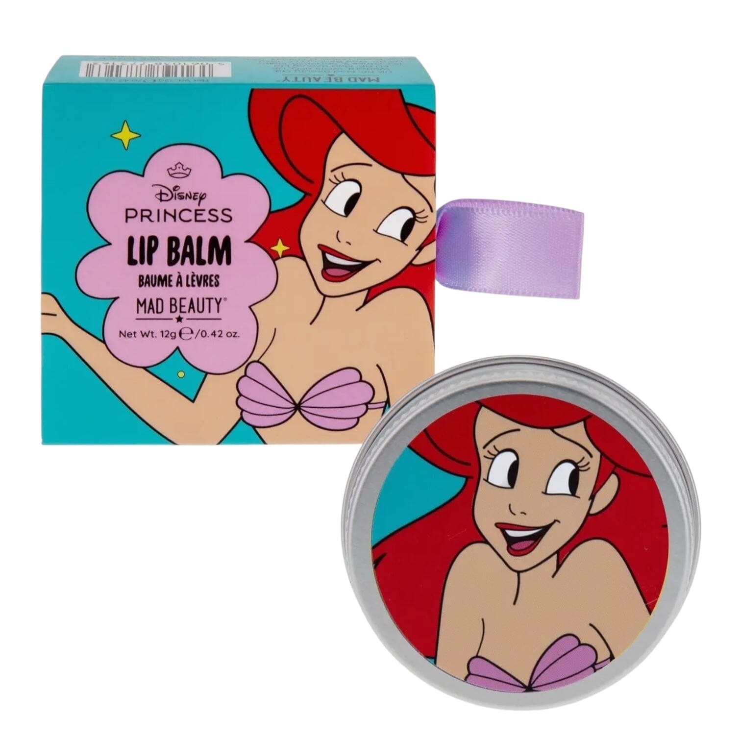 Ariel - LOT 2 masques visage + 2 baumes à lèvres Baumes à Lèvres Disney Shop | Anylem Beauty 