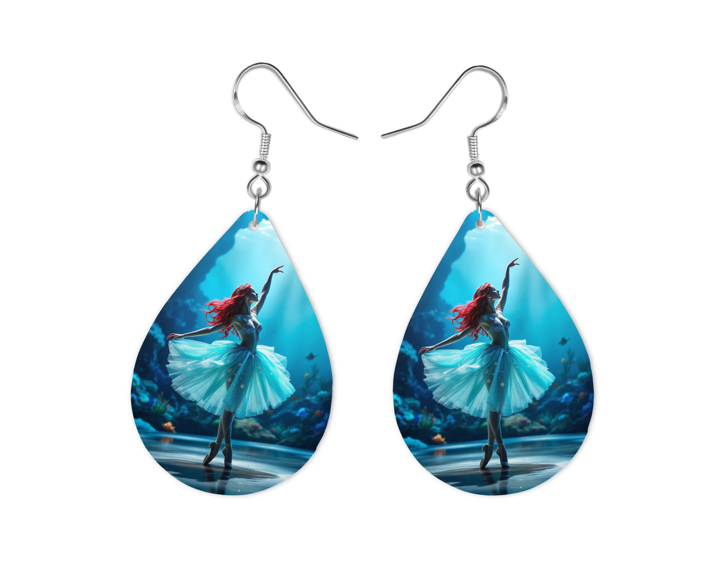 Ariel - Personnalisation | Danseuse Personnalisation Disney Shop | Anylem Beauty Boucle d’oreilles 