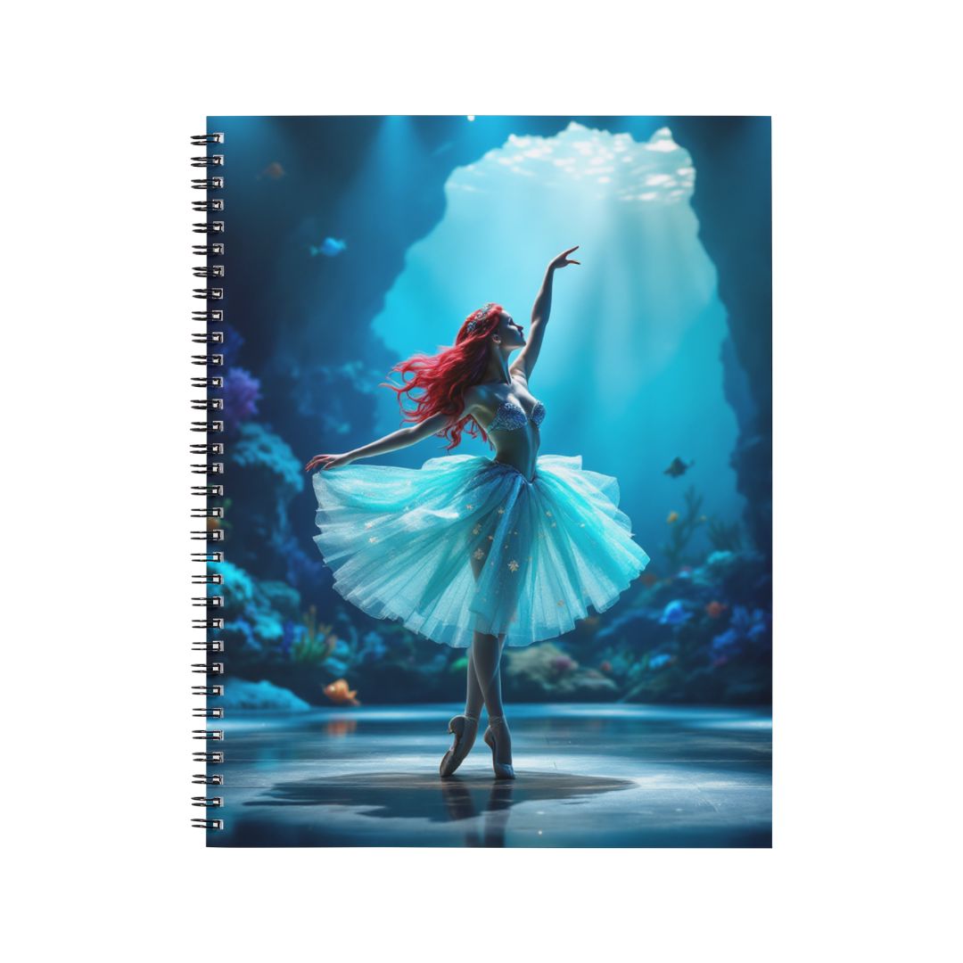 Ariel - Personnalisation | Danseuse Personnalisation Disney Shop | Anylem Beauty Carnet de notes A5 