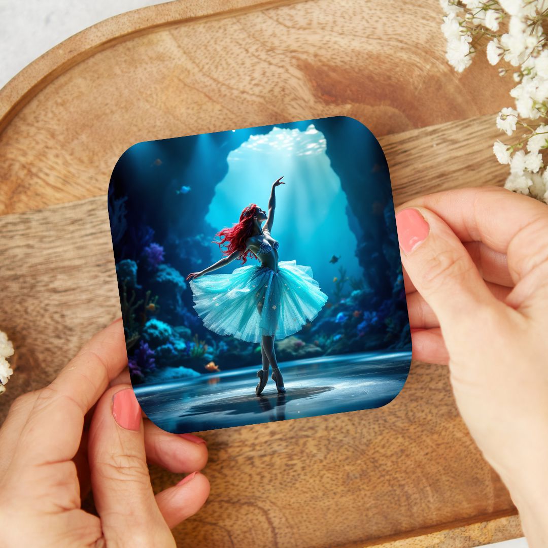Ariel - Personnalisation | Danseuse Personnalisation Disney Shop | Anylem Beauty Dessous de verres 