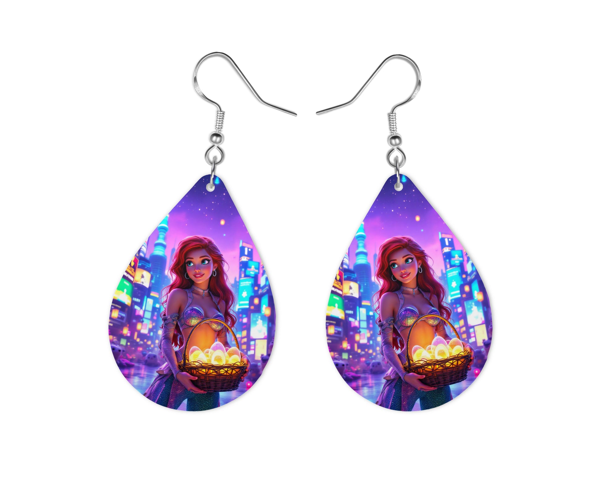 Ariel - Personnalisation | Pâques Personnalisation Disney Shop | Anylem Beauty Boucle d’oreilles 