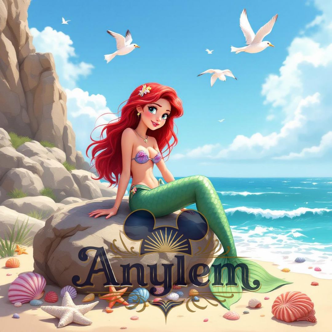 Ariel - Personnalisation | Plage Personnalisation Disney Shop | Anylem Beauty 