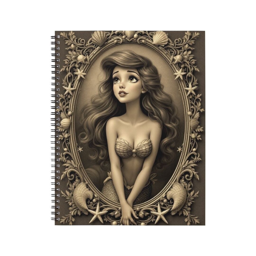 Ariel - Personnalisation | Vintage Personnalisation Disney Shop | Anylem Beauty Carnet de notes A5 