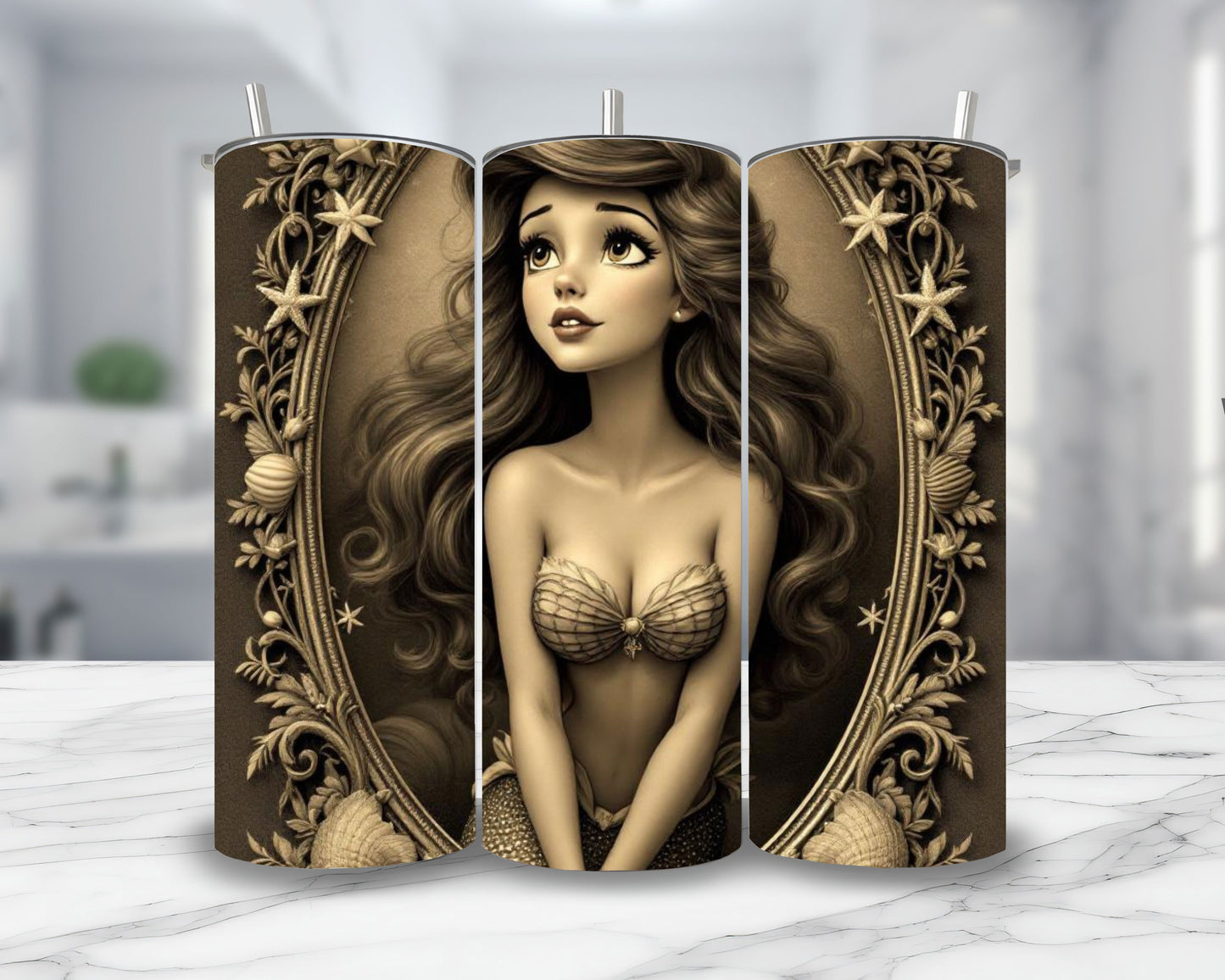 Ariel - Personnalisation | Vintage Personnalisation Disney Shop | Anylem Beauty Thermos 570ml 