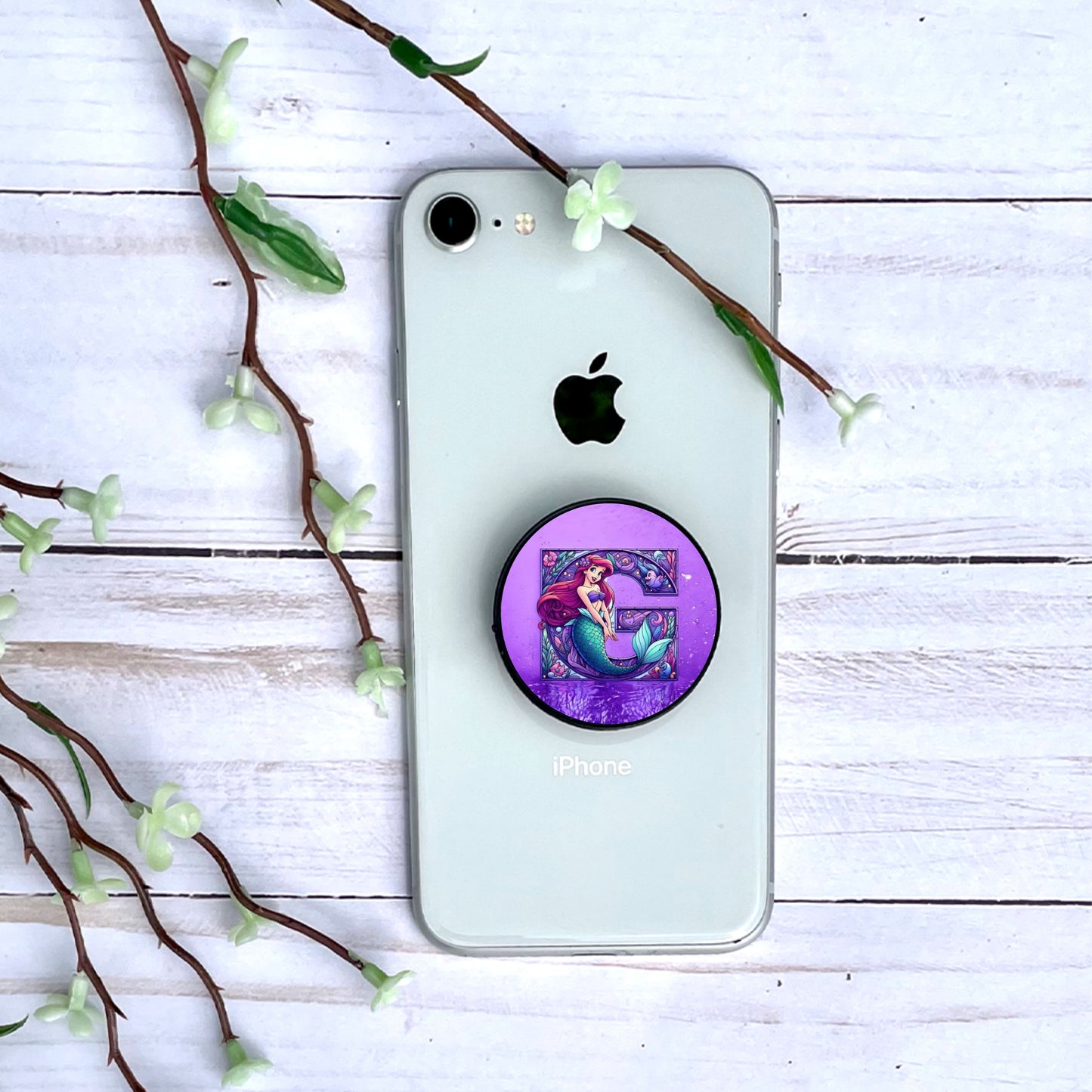 Ariel - Phone Grip | Lettrage Phone Grip Disney Shop | Anylem Beauty G 