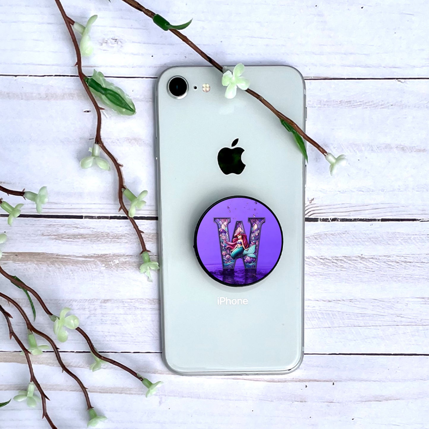 Ariel - Phone Grip | Lettrage Phone Grip Disney Shop | Anylem Beauty W 