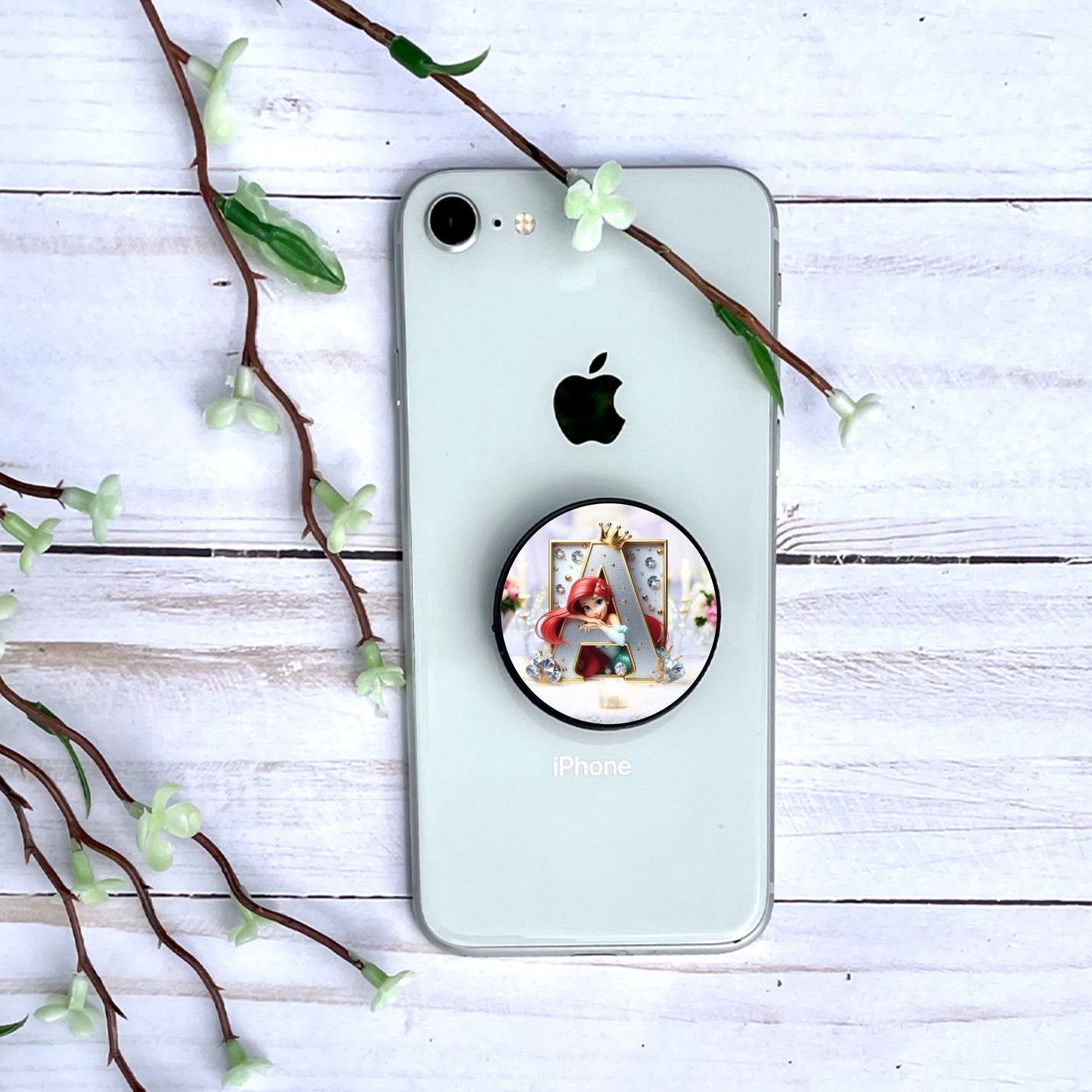 Ariel - Phone Grip "Wedding" | Lettrage Phone Grip Disney Shop | Anylem Beauty A 