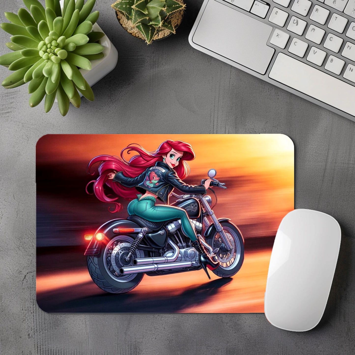 Ariel - Tapis de souris | Biker Tapis de souris Disney Shop | Anylem Beauty 