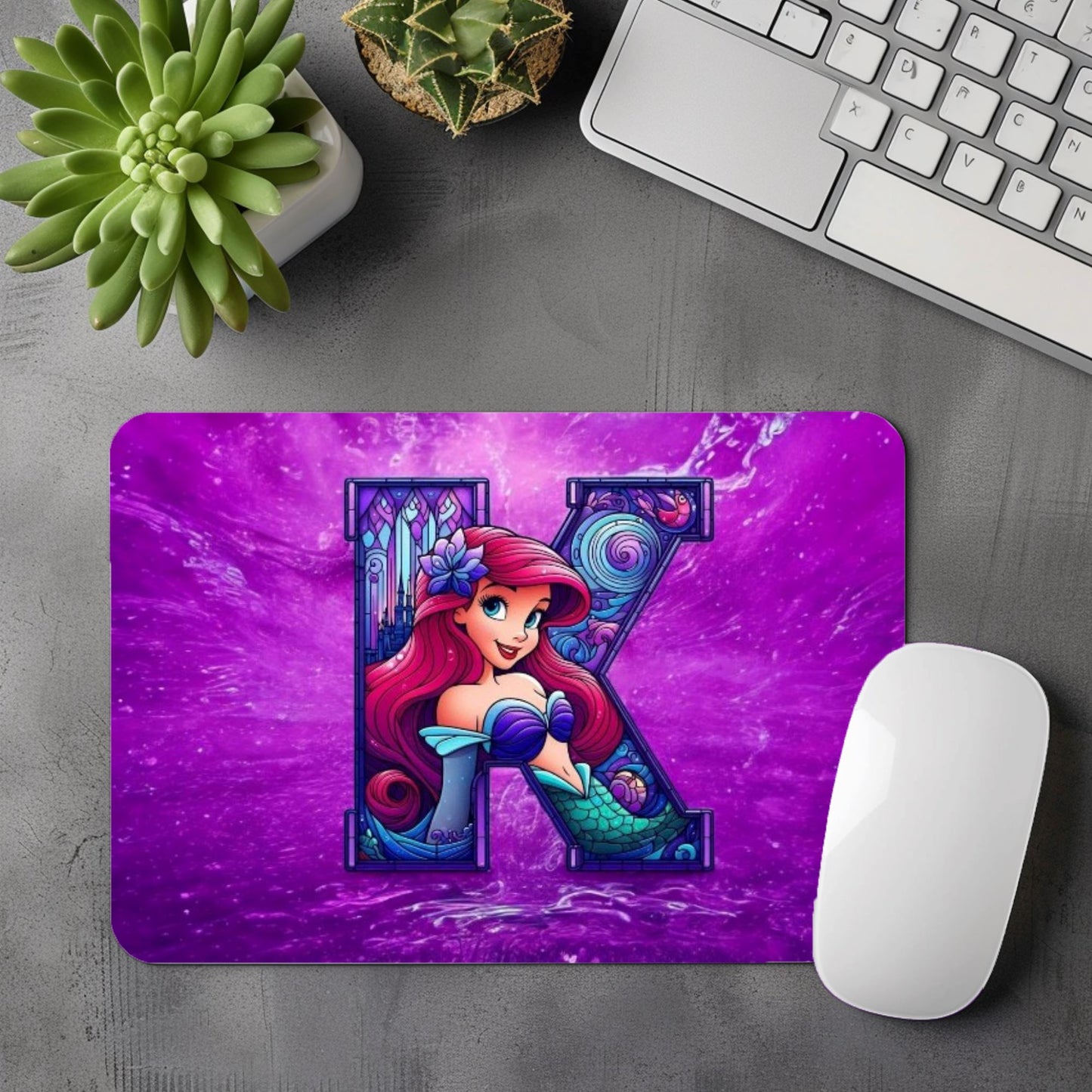 Ariel - Tapis de Souris | Lettrages Tapis de souris Disney Shop | Anylem Beauty K 