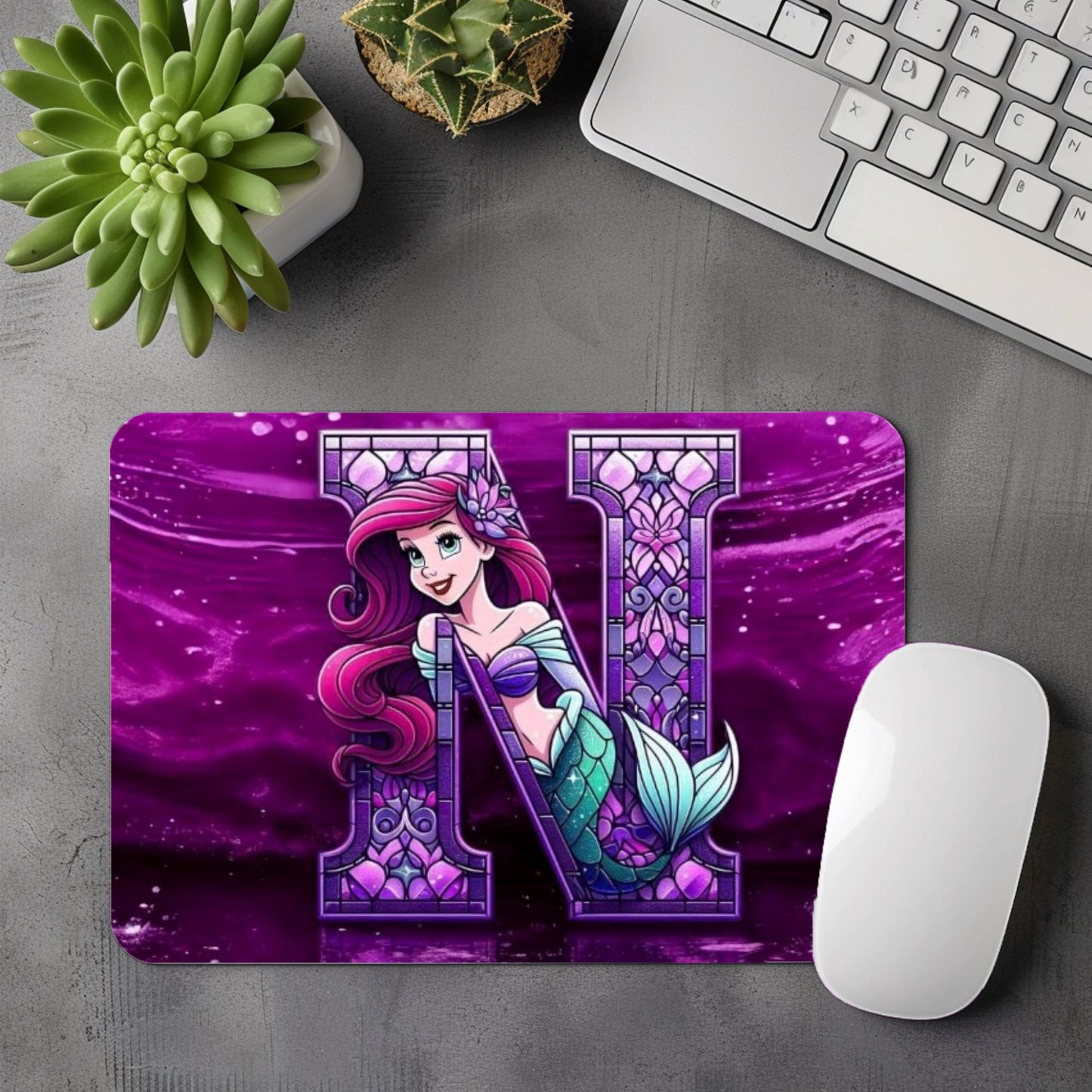 Ariel - Tapis de Souris | Lettrages Tapis de souris Disney Shop | Anylem Beauty N 