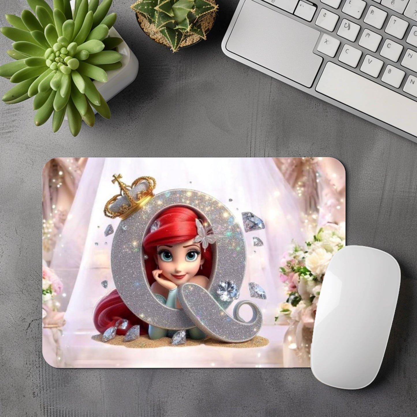 Ariel - Tapis de Souris "Wedding" | Lettrages Tapis de souris Disney Shop | Anylem Beauty Q 