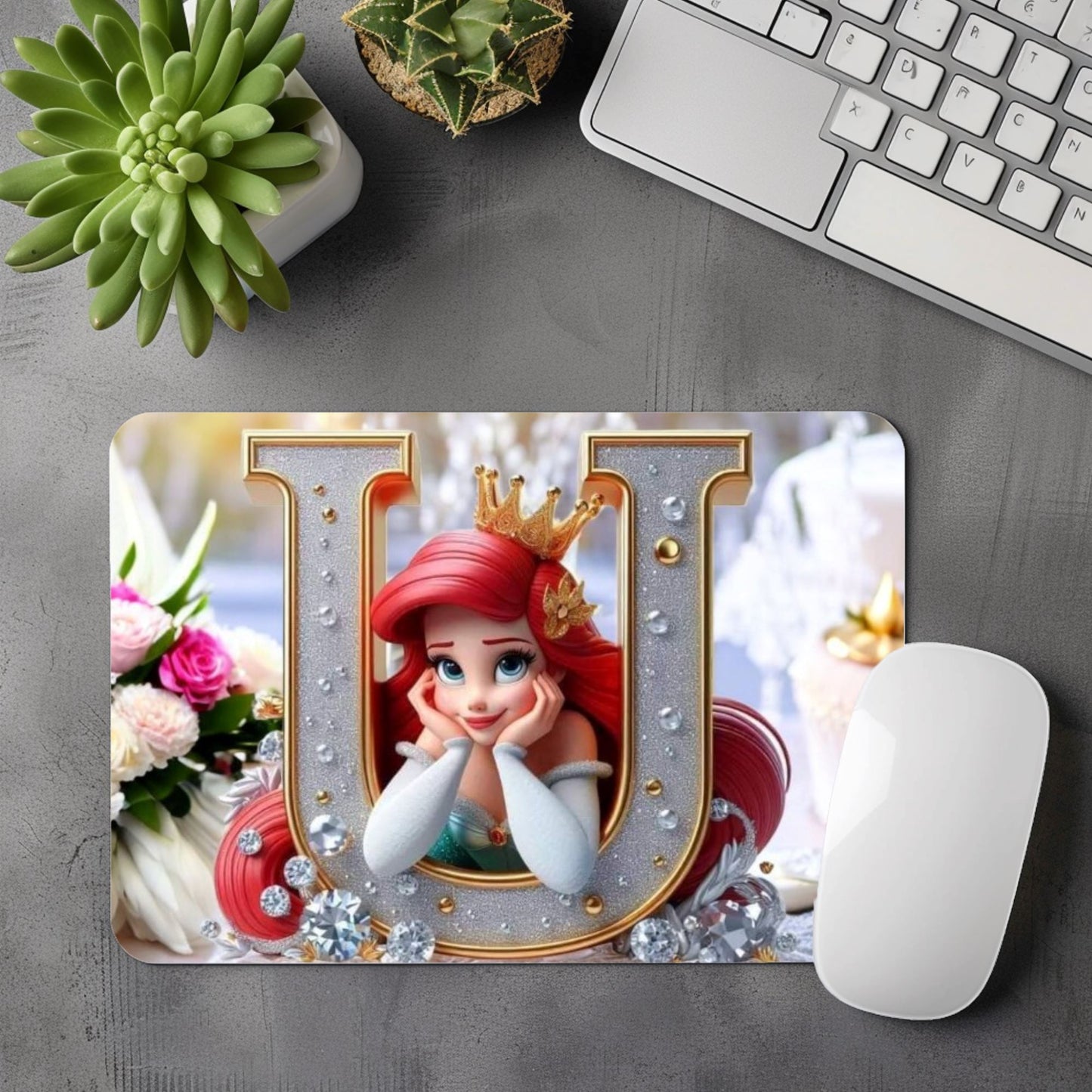 Ariel - Tapis de Souris "Wedding" | Lettrages Tapis de souris Disney Shop | Anylem Beauty U 