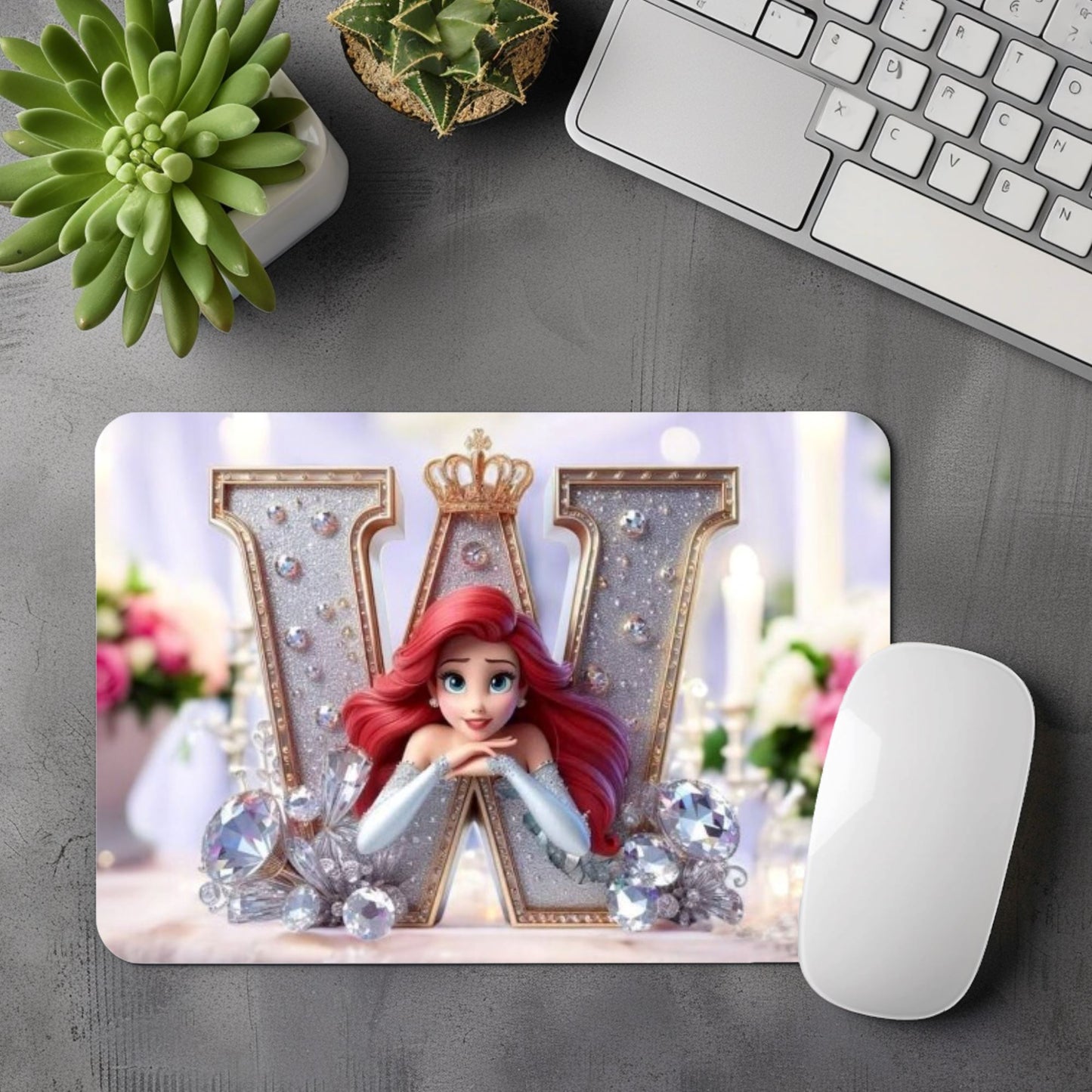 Ariel - Tapis de Souris "Wedding" | Lettrages Tapis de souris Disney Shop | Anylem Beauty W 