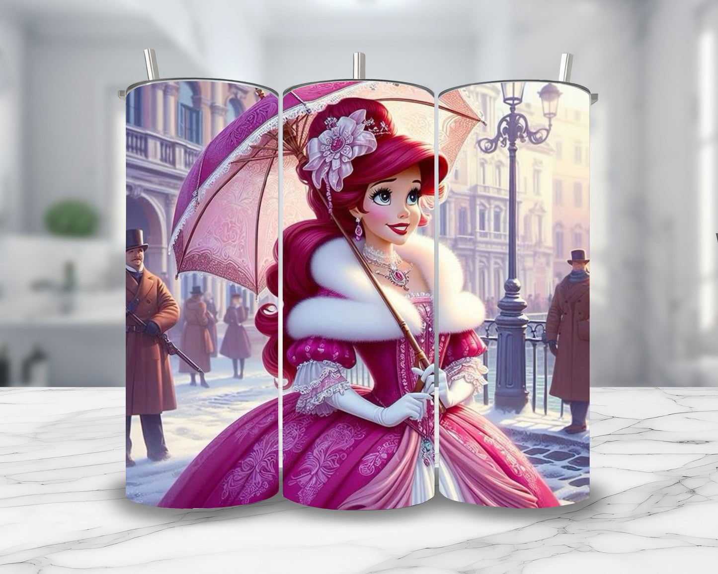 Ariel - Thermos en acier inoxydable 600ml | Années 20 Thermos inoxydable Disney Shop | Anylem Beauty 