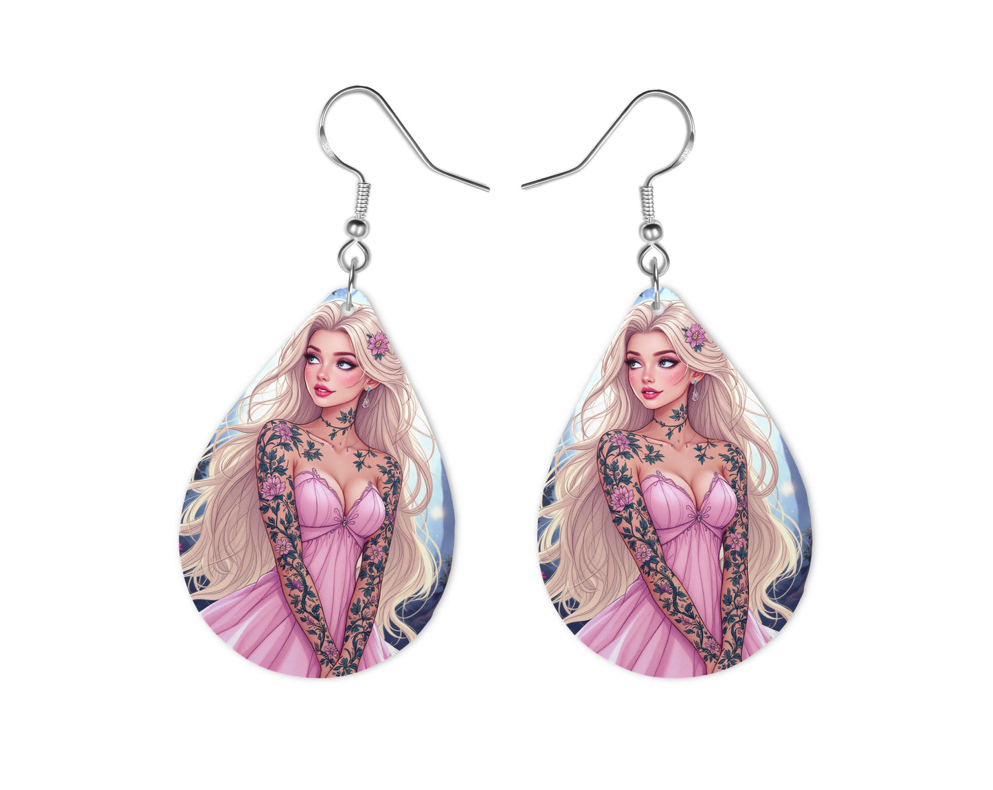 Aurore - Personnalisation | Tatouages Personnalisation Disney Shop | Anylem Beauty Boucle d’oreilles 