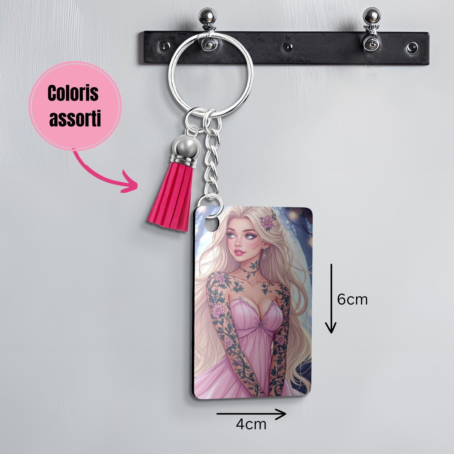 Aurore - Porte Clé avec prénom | Tatouage Porte-clés Disney Shop | Anylem Beauty 