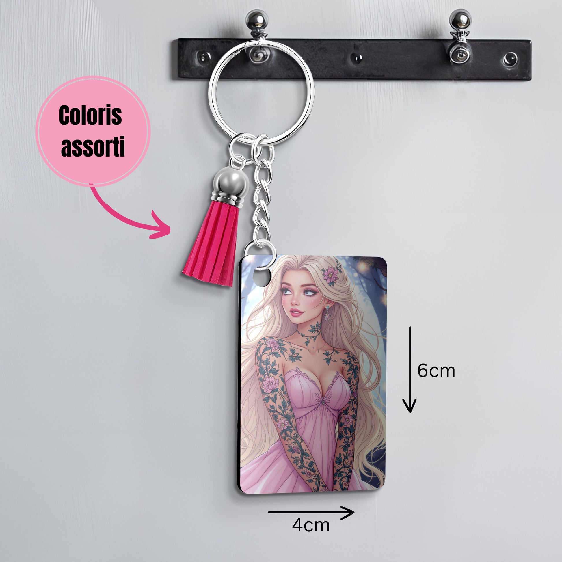 Aurore - Porte Clé avec prénom | Tatouage Porte-clés Disney Shop | Anylem Beauty 