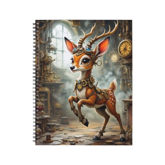 Bambi - Carnet spirale A5 | Steampunk Carnets et bloc-notes Disney Shop | Anylem Beauty 