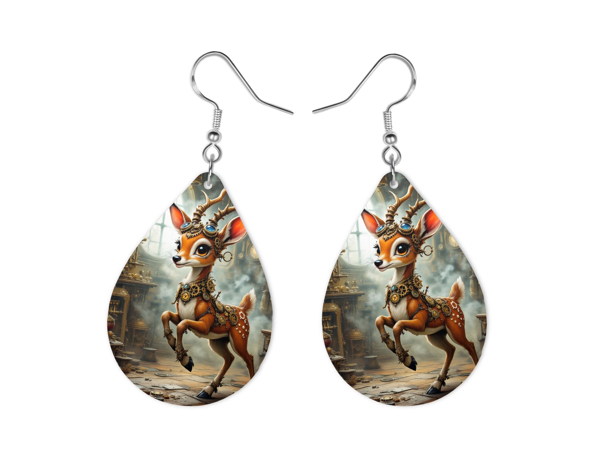 Bambi - Personnalisation | Steampunk Personnalisation Disney Shop | Anylem Beauty Boucle d’oreilles 