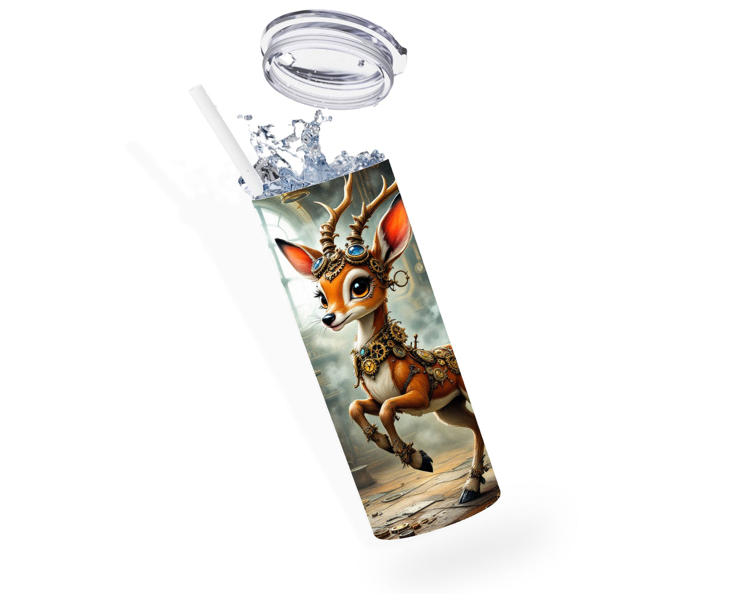 Bambi - Thermos en acier inoxydable 600ml | Steampunk Thermos inoxydable Disney Shop | Anylem Beauty 