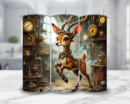 Bambi - Thermos en acier inoxydable 600ml | Steampunk Thermos inoxydable Disney Shop | Anylem Beauty 