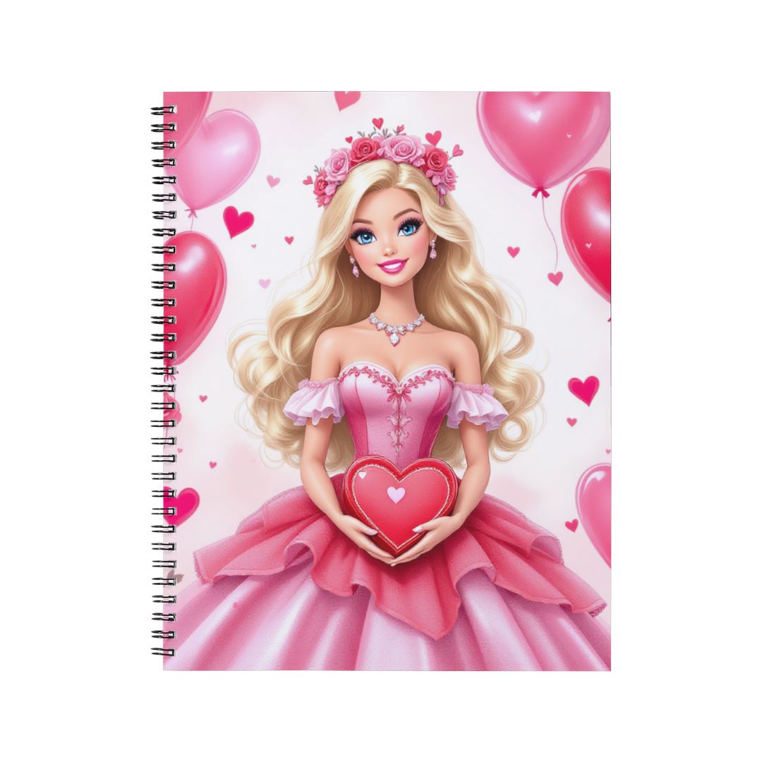 Barbie - Carnet spirale A5 | St Valentin Carnets et bloc-notes Disney Shop | Anylem Beauty 