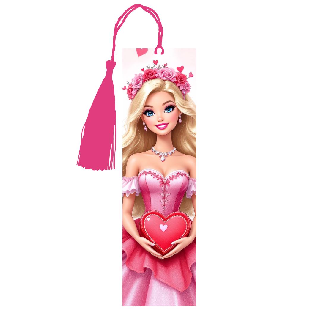 Barbie - Marque-Pages avec prénom St Valentin Marque-page Disney Shop | Anylem Beauty 