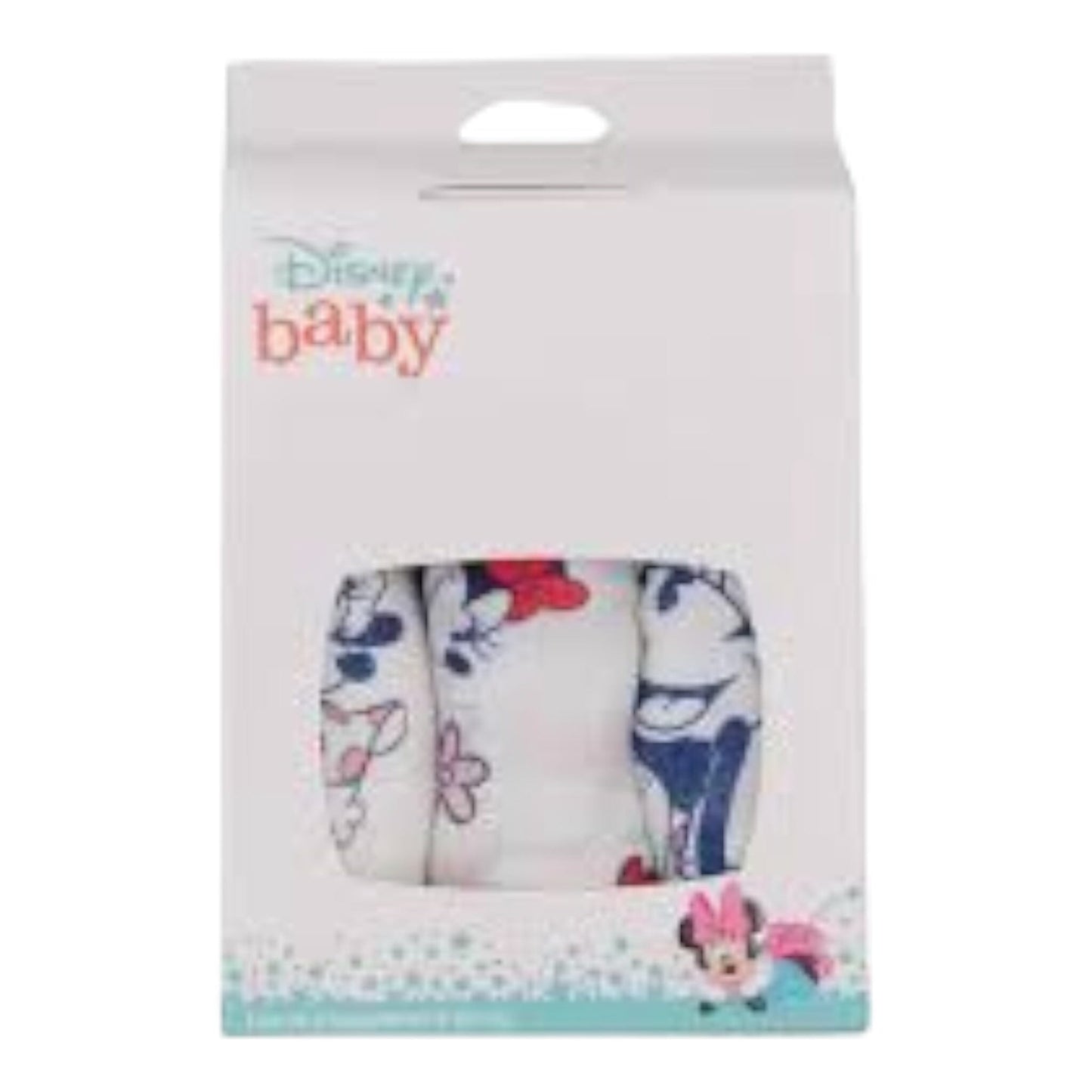 Bébé Minnie - Lot de 3 Langes Bébés et tout-petits Baby Calin 