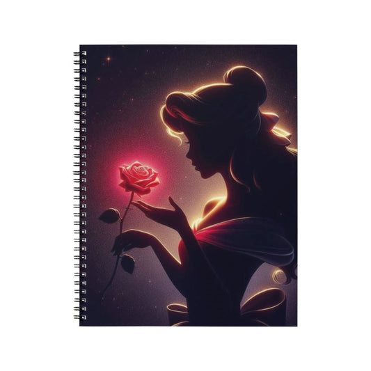 Belle - Carnet spirale A5 | Darkness Carnets et bloc-notes Disney Shop | Anylem Beauty 