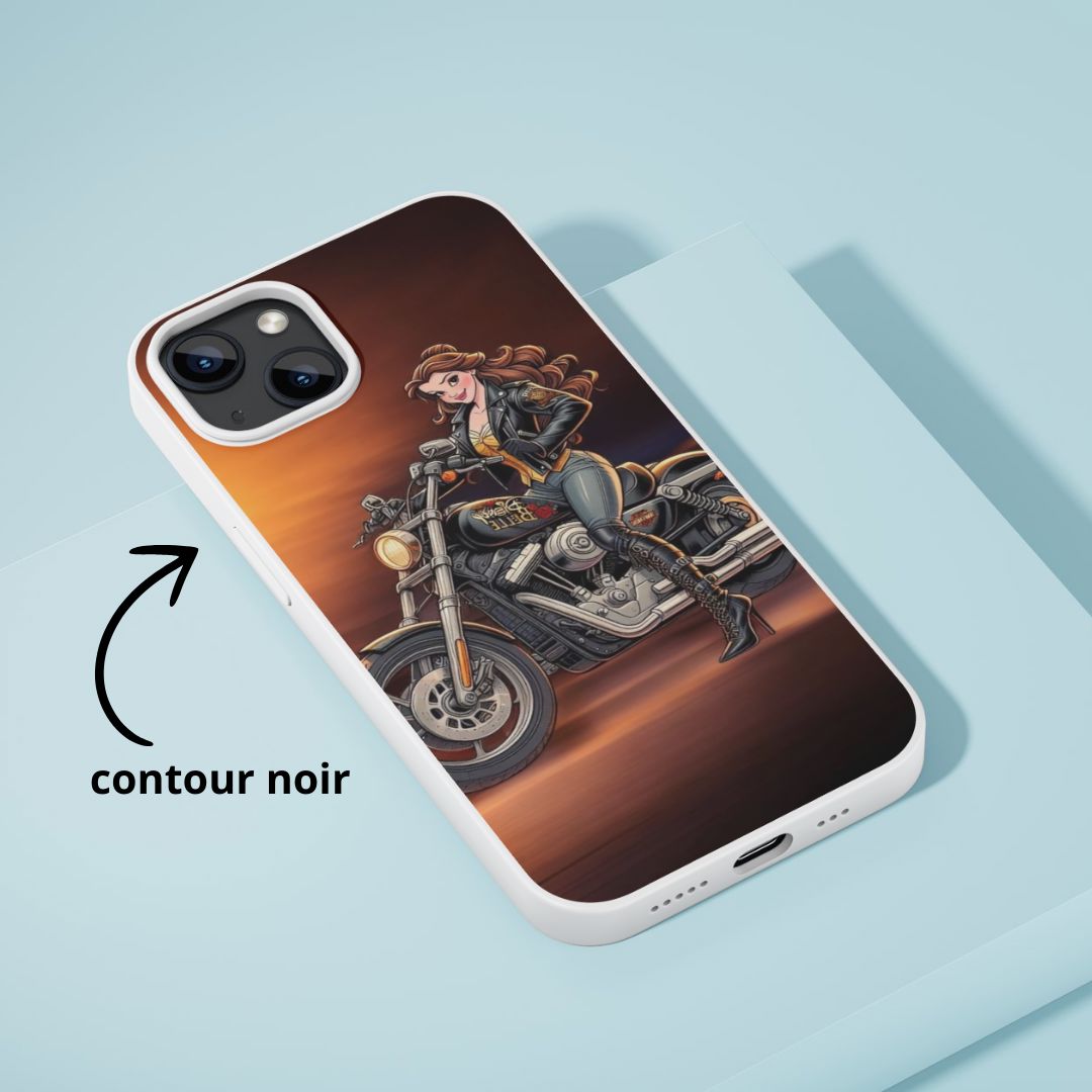 Belle - Coque de téléphone | Biker Coque de téléphone Disney Shop | Anylem Beauty 