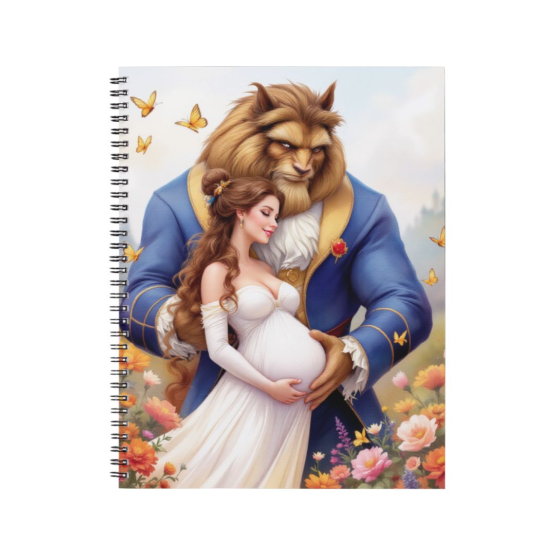 Belle & la Bête - Carnet spirale A5 | Grossesse Carnets et bloc-notes Disney Shop | Anylem Beauty 