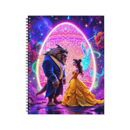 Belle & la Bête - Carnet spirale A5 | Pâques Carnets et bloc-notes Disney Shop | Anylem Beauty 