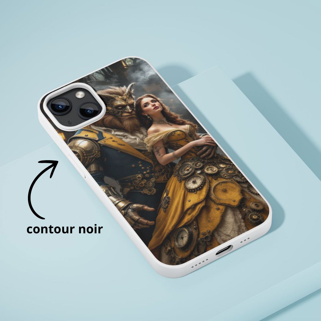 Belle & la Bête - Coque de téléphone | Steampunk Coque de téléphone Disney Shop | Anylem Beauty 