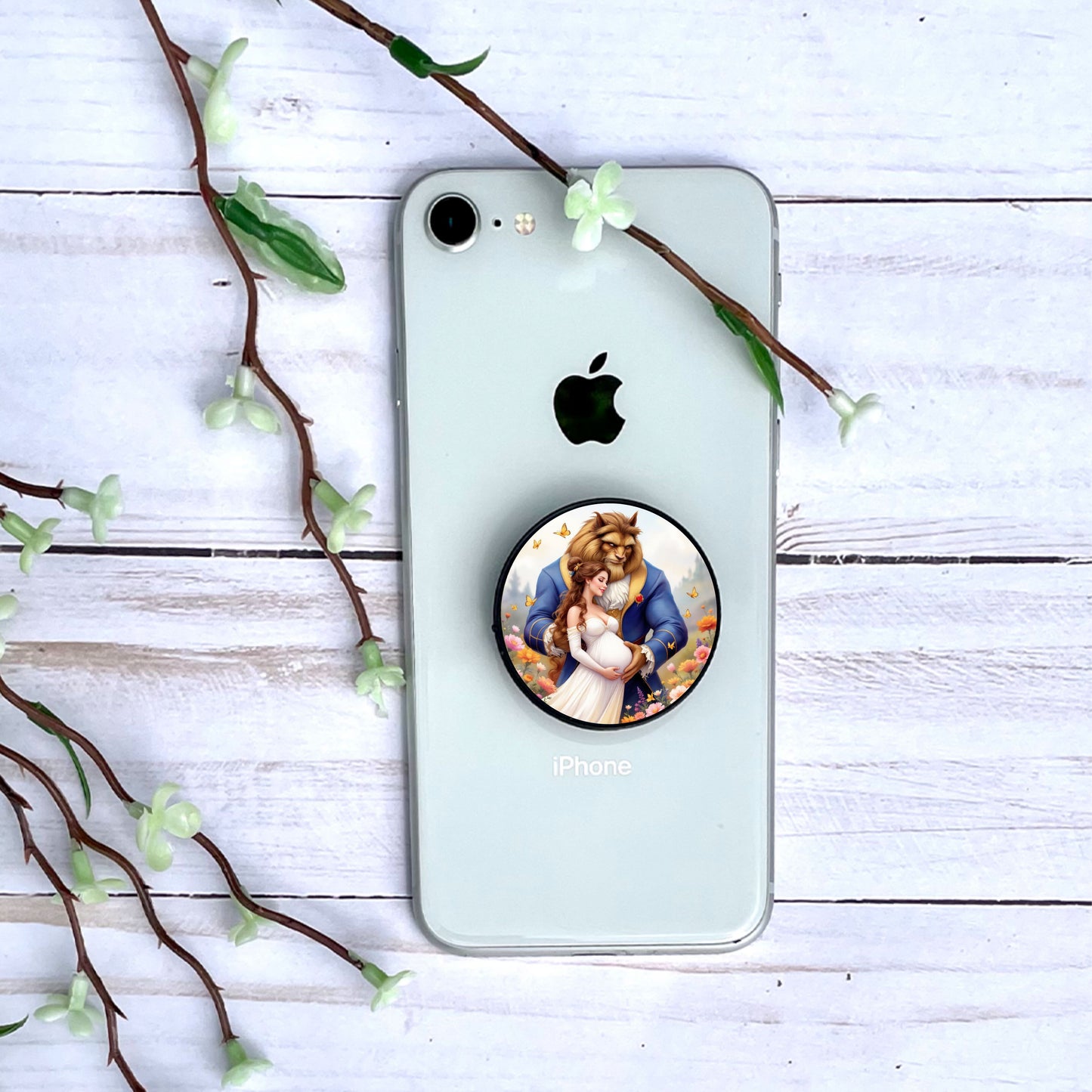 Belle & la Bête - Phone Grip | Grossesse Phone Grip Disney Shop | Anylem Beauty 