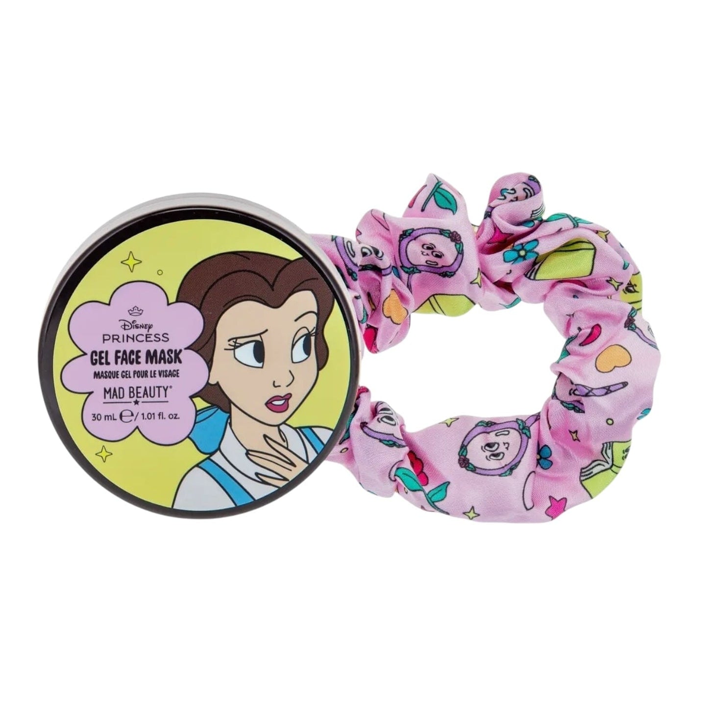 Belle - LOT Masque gel visage + chouchou + crème mains Coffret soins Disney Shop | Anylem Beauty 