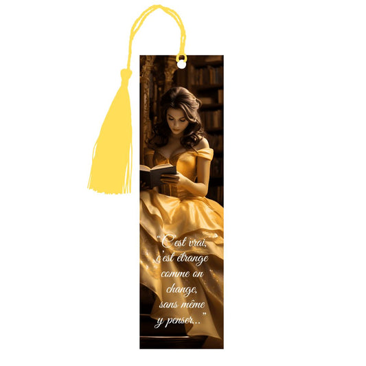 Belle - Marque-Pages avec prénom | Citation Marque-page Disney Shop | Anylem Beauty 