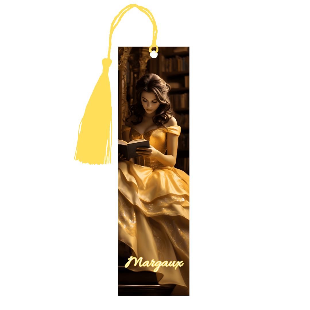 Belle - Marque-Pages avec prénom | Citation Marque-page Disney Shop | Anylem Beauty 