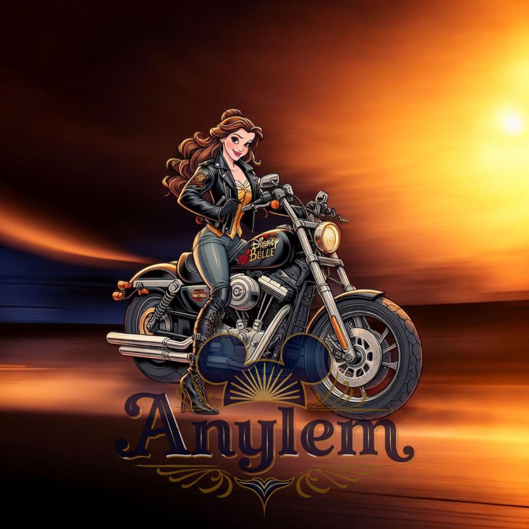 Belle - Personnalisation | Biker Personnalisation Disney Shop | Anylem Beauty 