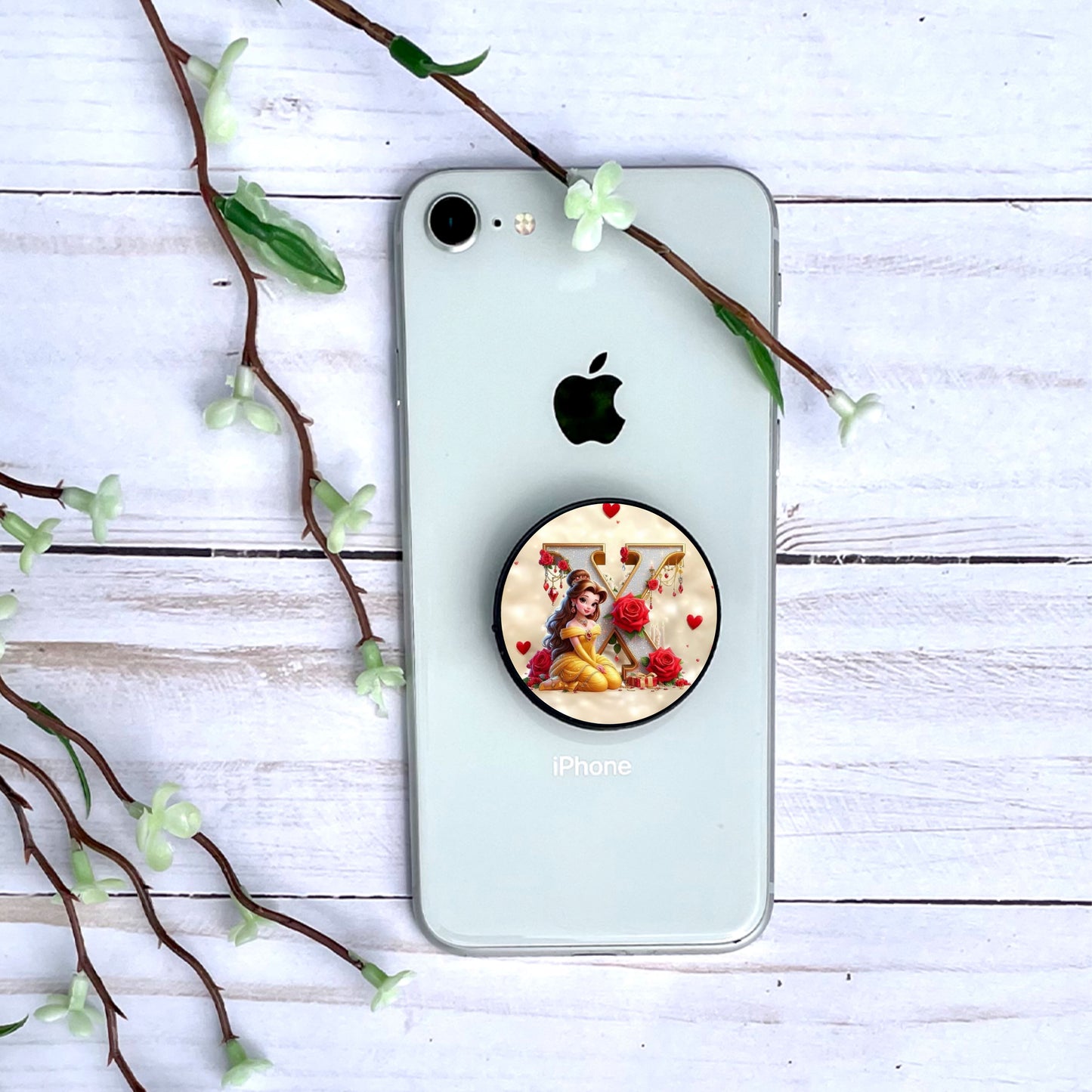 Belle - Phone Grip | Lettrage Phone Grip Disney Shop | Anylem Beauty X 