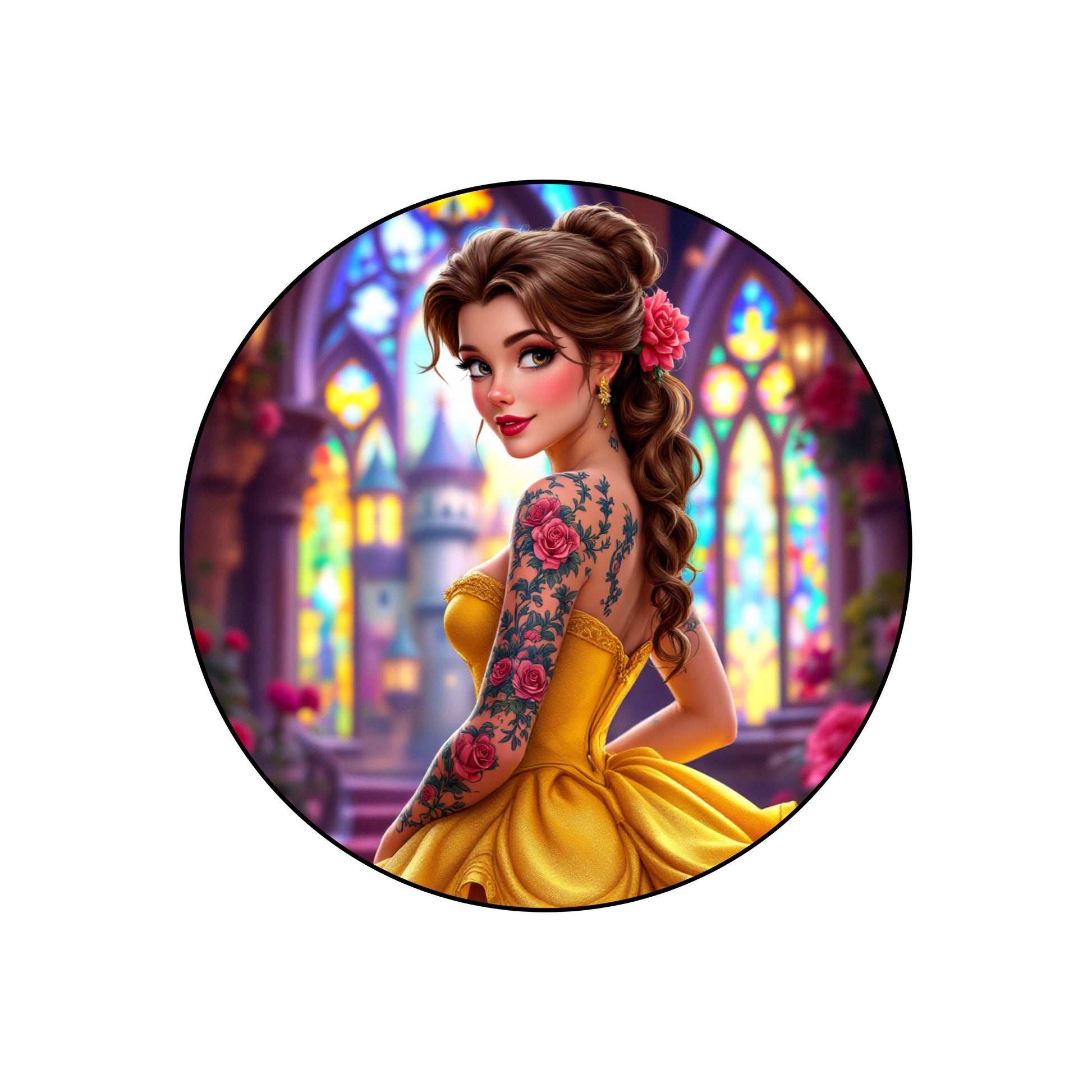 Belle - Phone Grip | Tatouage Phone Grip Disney Shop | Anylem Beauty 