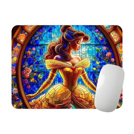 Belle - Tapis de souris | Vitrail Tapis de souris Disney Shop | Anylem Beauty 